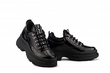 картинка Жіночі черевики шкіряні зимові чорні Carlo Pachini 4-4665/21-13 от магазина Obuff 