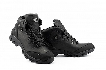 картинка Чоловічі кросівки шкіряні зимові чорні Shark B 180 от магазина Obuff 