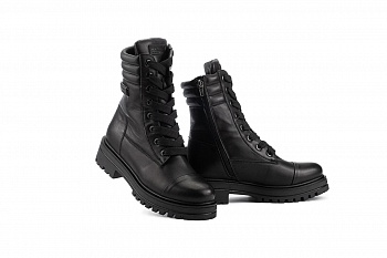 картинка Жіночі черевики шкіряні зимові чорні Carlo Pachini 4606/20-11 от магазина Obuff 