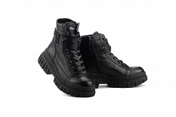 картинка Жіночі черевики шкіряні зимові чорні Carlo Pachini 4647/21-11 от магазина Obuff 