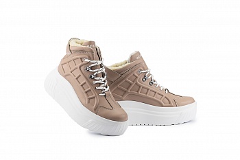 картинка Жіночі черевики шкіряні зимові бежеві Best Vak БЖ-59-505 от магазина Obuff 